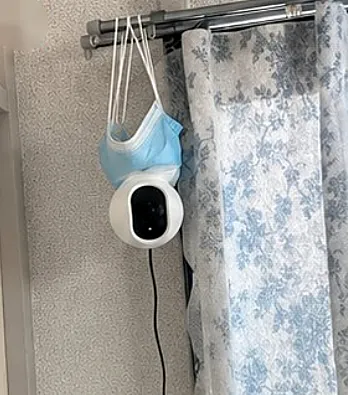 Lắp camera sai cách: bị che khuất góc quay